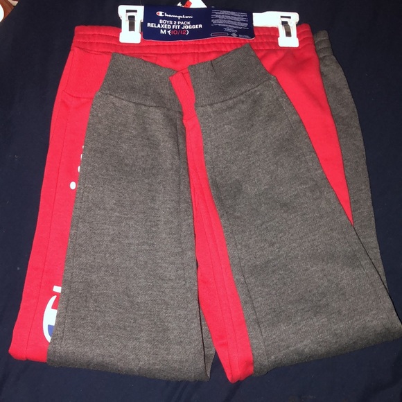 Champion jogger sweatpants 10 12 kids 10y 12y brand new big boy large - Picture 4 of 5